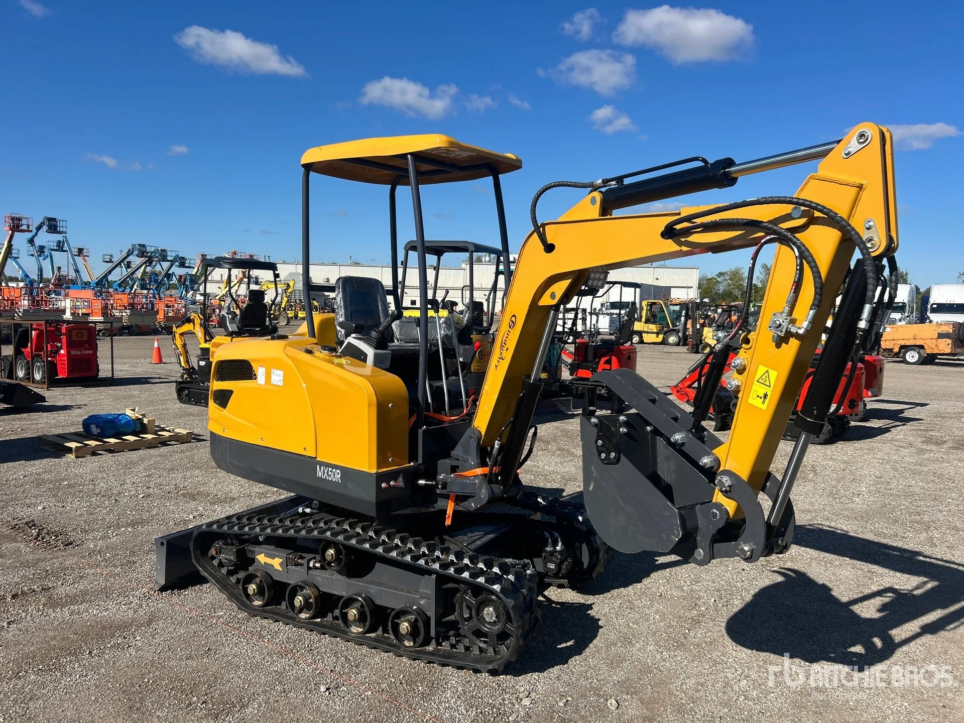 Cfg MX50R Hydraulic Excavator Jobsite Operation