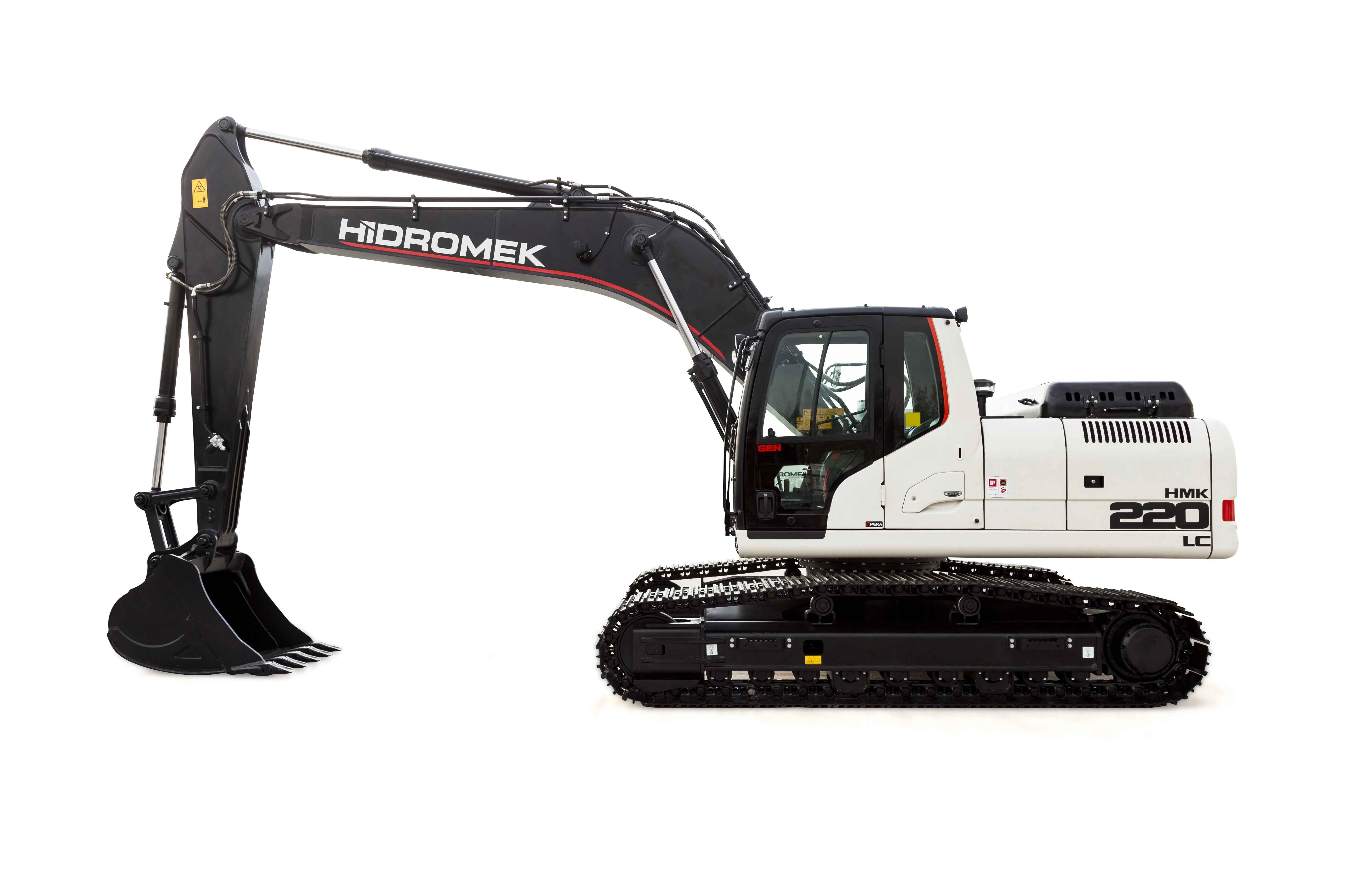 Hidromek HMK220LC2 Hydraulic Excavator Jobsite Operation