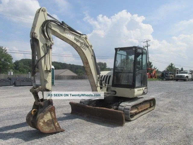 Ingersoll RANDZX75 Hydraulic Excavator Jobsite Operation