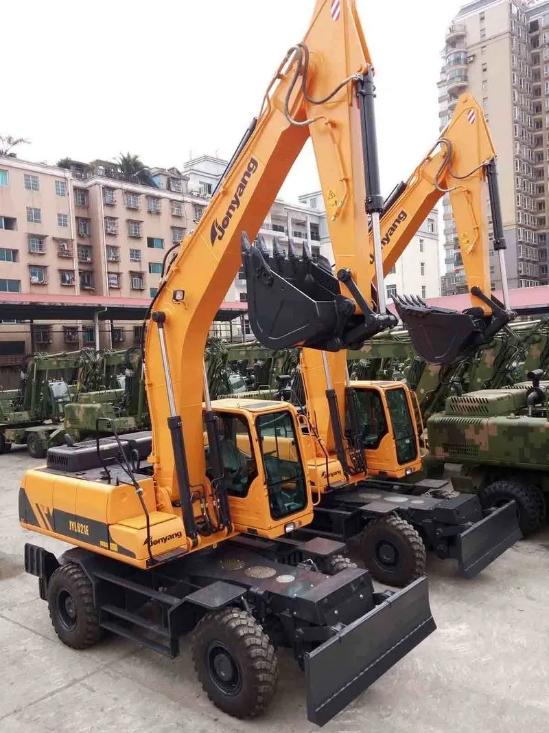 Jonyang JYL621H Hydraulic Excavator Jobsite Operation