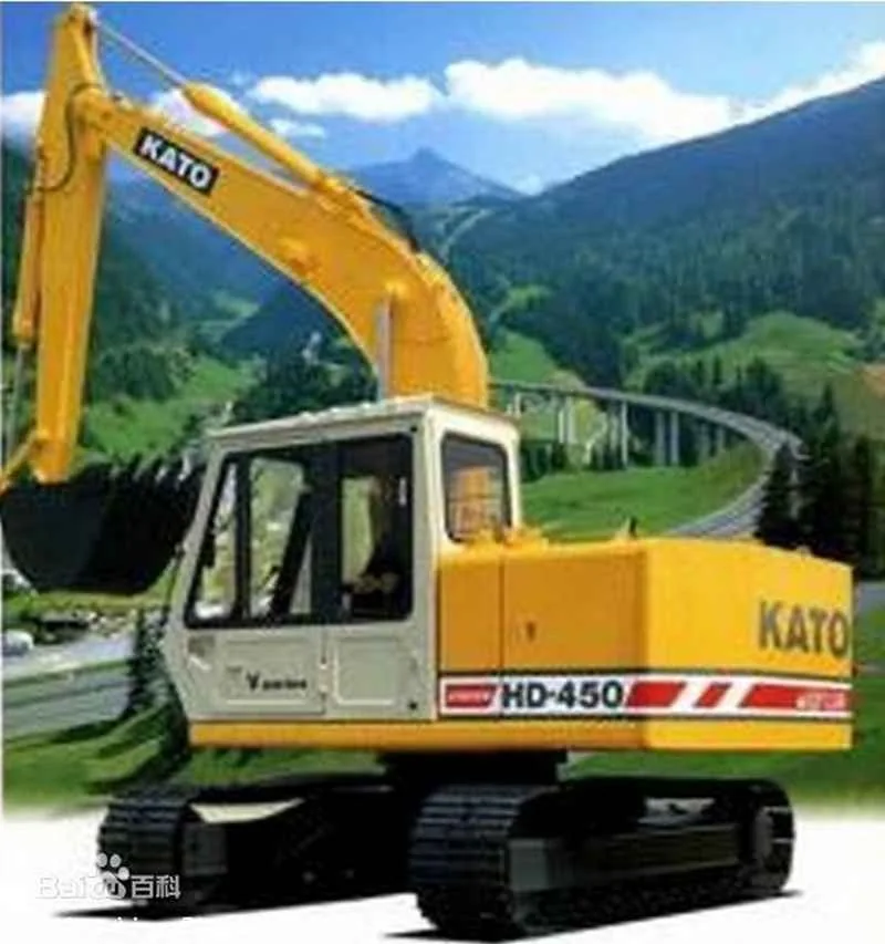 Kato HD800VIILC Hydraulic Excavator Jobsite Operation