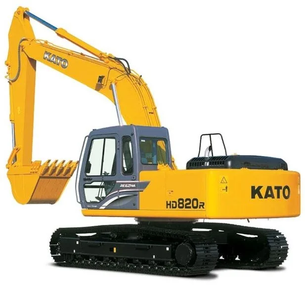 Kato HD820IIILC Hydraulic Excavator Jobsite Operation