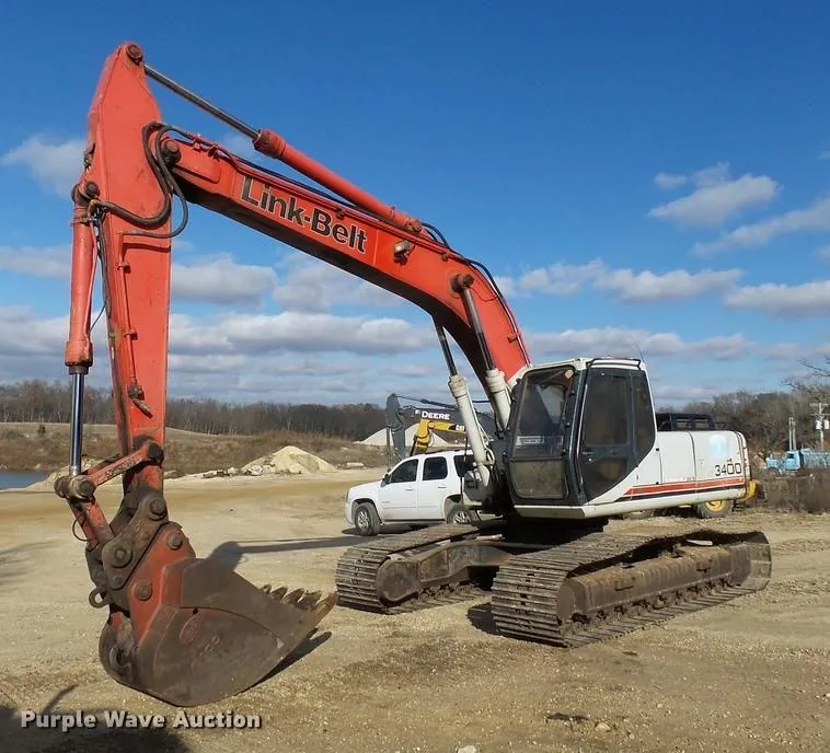 Link-Belt BELT3400QUANTUM Hydraulic Excavator Jobsite Operation