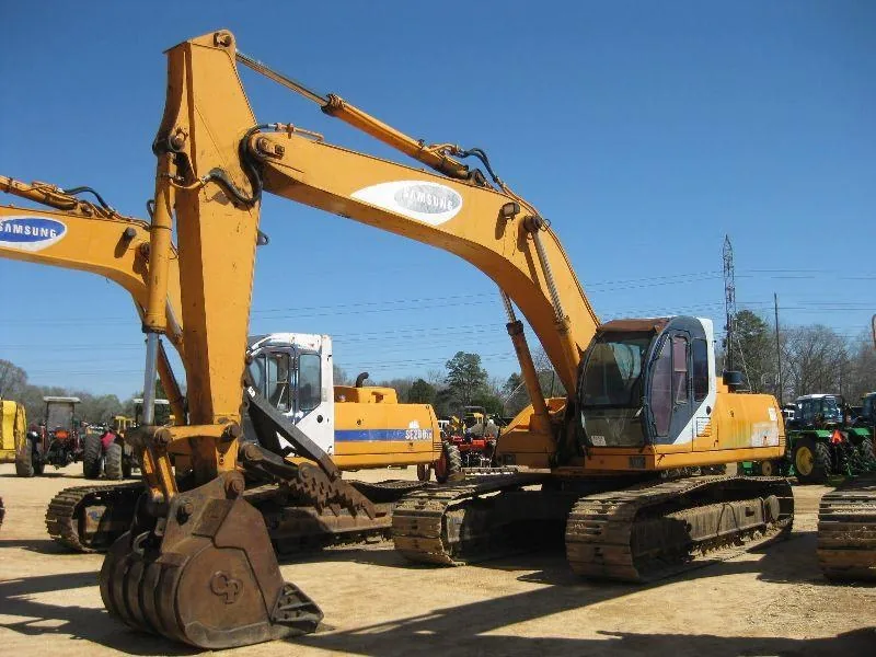 Samsung SE280NLC2 Hydraulic Excavator Jobsite Operation