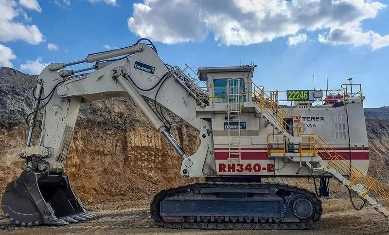 Terex TXC420LC1 Hydraulic Excavator Jobsite Operation