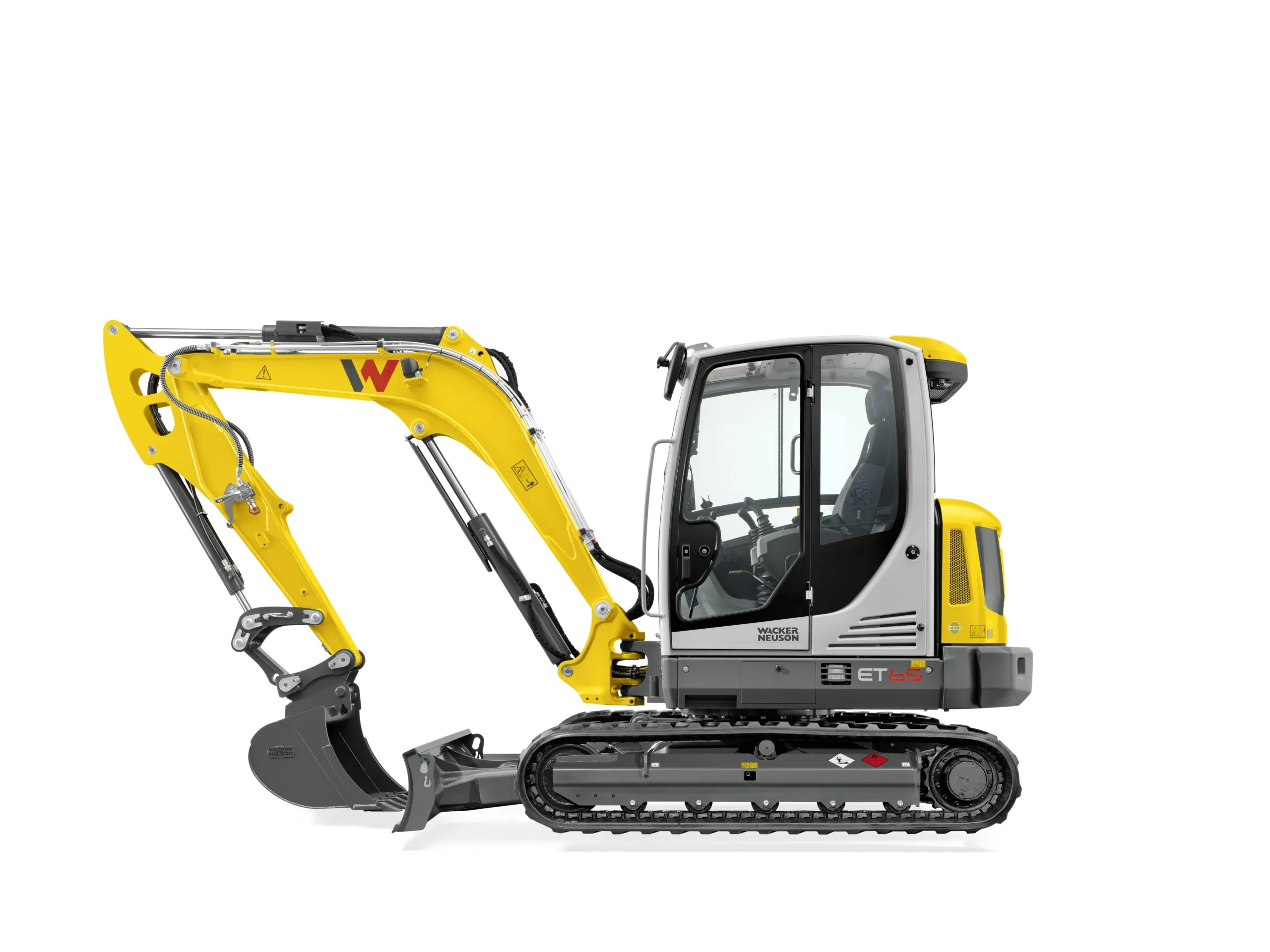 Wacker Neuson ET65 Hydraulic Excavator Jobsite Operation
