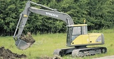 Volvo EC160BLC angle 2